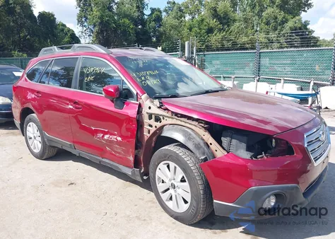2016 Subaru Outback 2.5I Premium из США, поврежденный, VIN 4S4BSAFC7G3289442